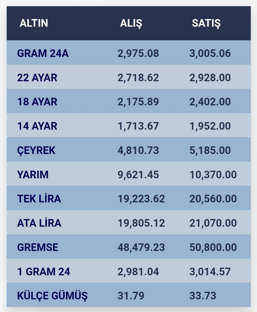 Konya’da altın fiyatları ve güncel döviz kurları I 31 Aralık 2024 8